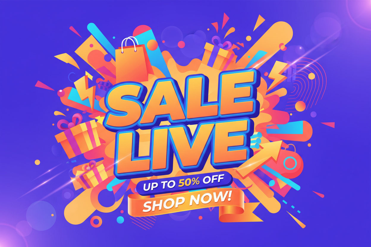 SALE LIVE Banner